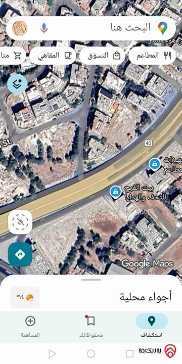 ارض تجاري مساحة 910م للبيع في عمان - مرج الحمام شارع القدس 