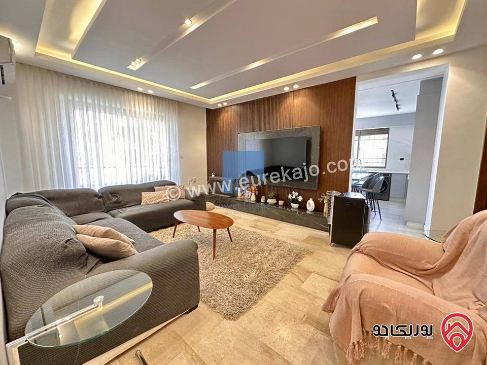 شقة طابقية طابق ثاني 185م تشطيب سوبر ديلوكس للبيع في عمان - خلدا