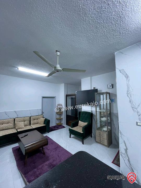 شقه مفروشة طابق ثاني مساحة 120م للايجار في محافظة جرش