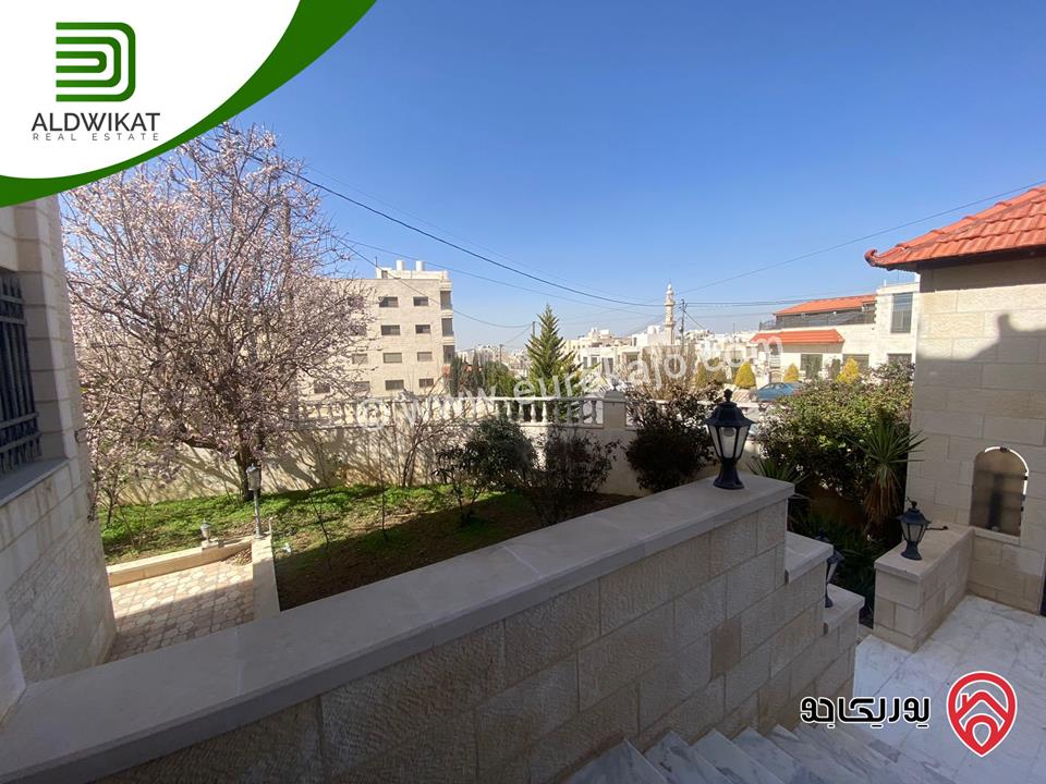 فيلا مستقلة للبيع في عمان - شفا بدران مفروشة مساحة البناء 600 م مساحة الارض 600 م