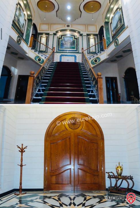 قصر عدد 2 على أرض 4 دونم و 800م للبيع في عمان - طريق المطار الظهير تصلح لرجال الأعمال والشخصيات الكبرى 