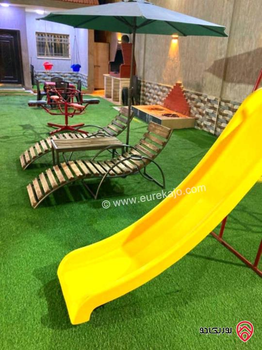 مزرعة مساحة الأرض 289م والبناء 120م للبيع في البحر الميت جوفة الكفرين