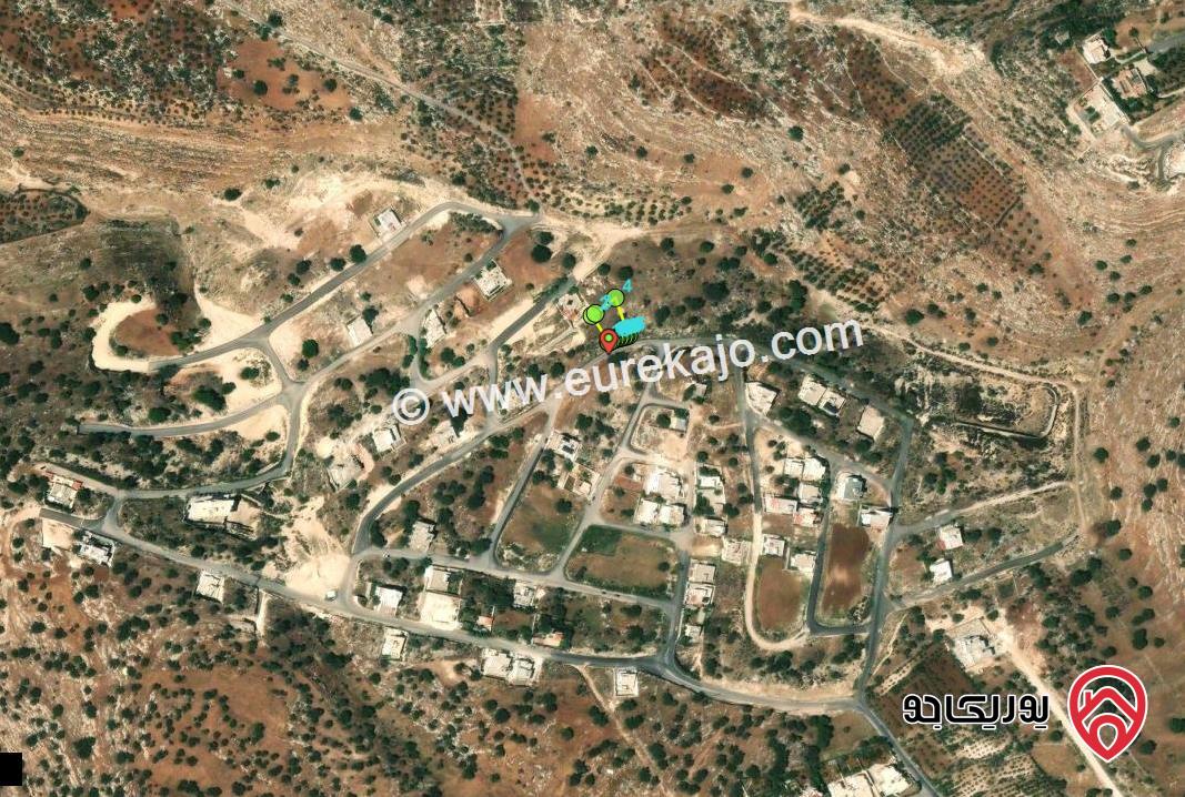 ارض مساحة 712م للبيع من اراضي غرب عمان البحاث - حوض الدبة