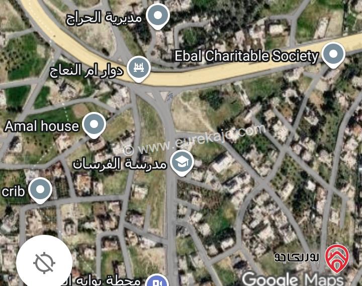 ارض تجارية مساحة 800م للبيع في عمان - الحمر دوار ام النعاج