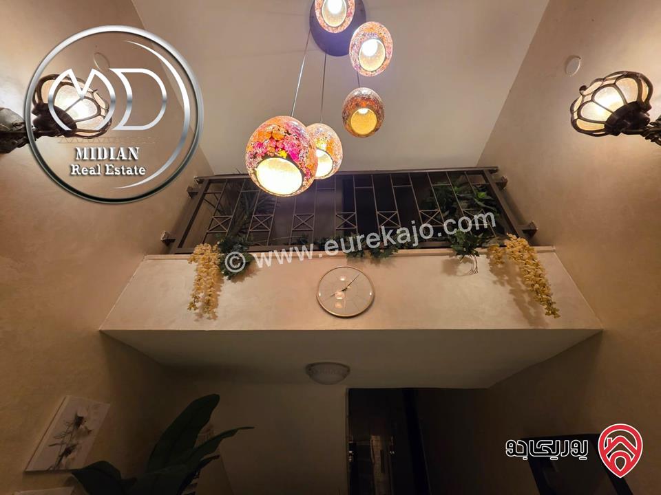 شقة مفروشة فاخرة للايجار في عمان - الجندويل مساحة 170م طابق ثالث تشطيبات وديكورات سوبر ديلوكس بسعر مميز