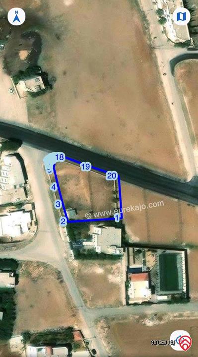 قطعة أرض مساحة 1400م على شارعين للبيع في عمان - منطقة منجا 