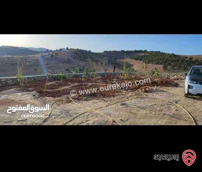 مزرعة مساحة 3400م للبيع في شرق جرش منطقة شاليهات عالية ومطلة