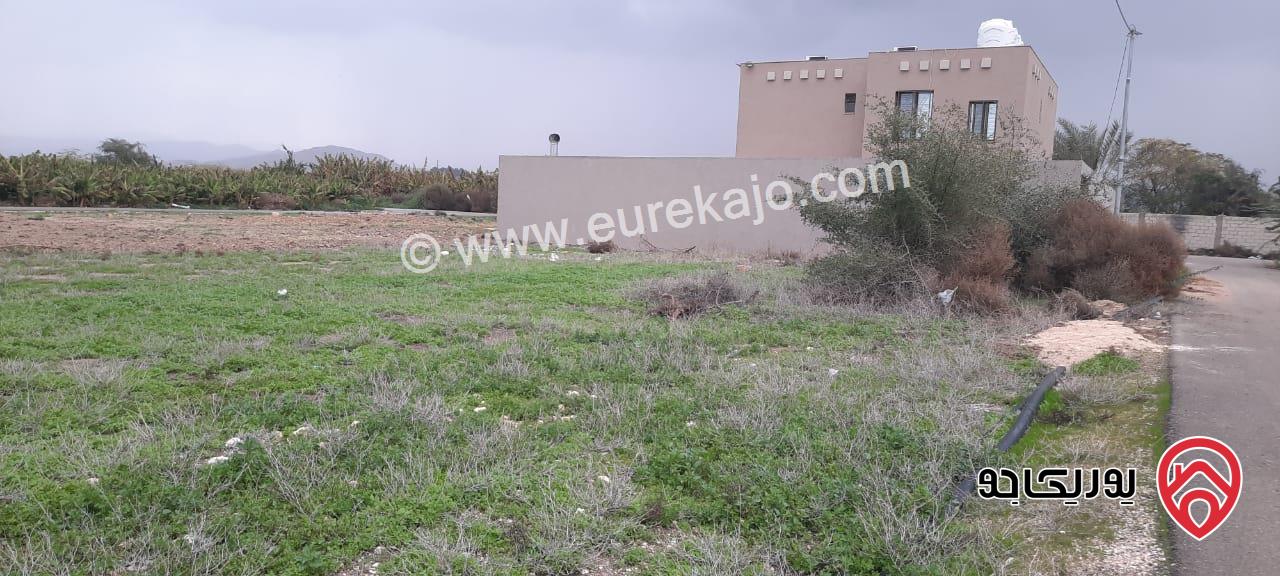 أرض متميزة مساحة 575م للبيع في البحر الميت الغور منطقة شاليهات راقية