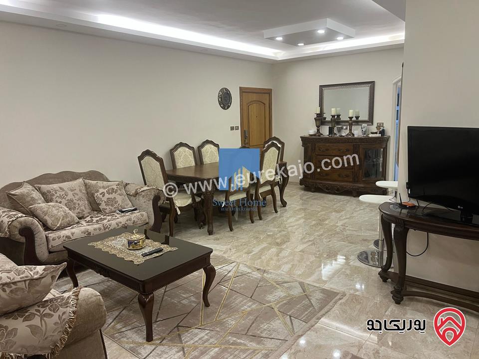 شقة أرضية فاخرة للبيع في عمان - خلدا 140م مع ترس 50م تشطيب سوبر ديلوكس