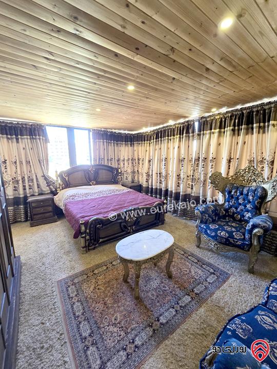 فيلا مستقلة مفروشة مساحة 450م على أرض 500م مع مسبح للايجار في عمان - ام السماق