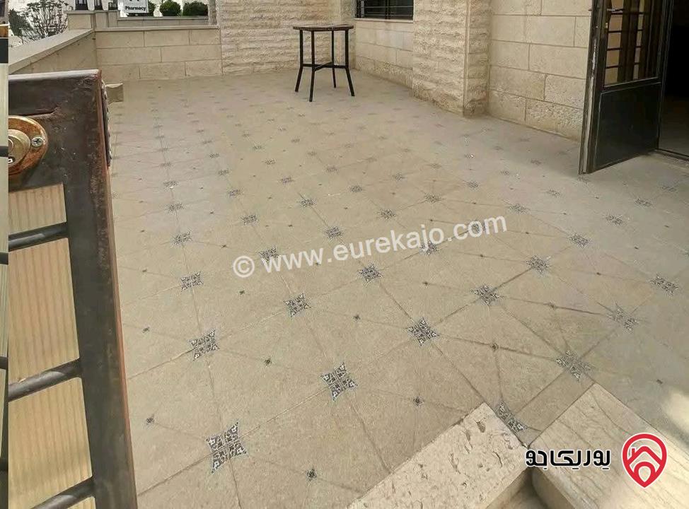 شقة ارضية مساحة 160م مع ترس وحديقة وكراج ومدخل خاص للايجار في عمان - الكرسي