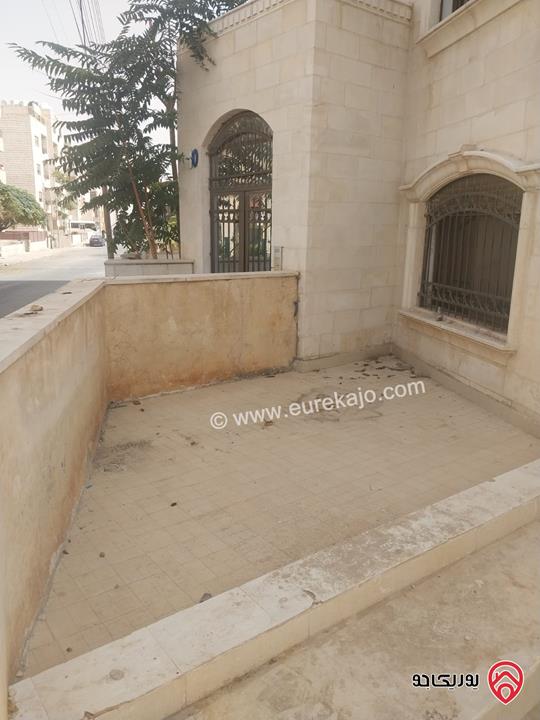 شقة طابق أرضي مساحة 120م داخلي و 150م خارجي للبيع في عمان - ضاحية الرشيد