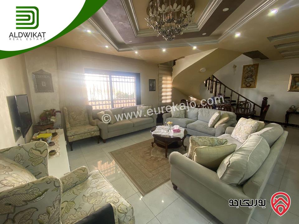 فيلا مستقلة للبيع في عمان - شفا بدران مفروشة مساحة البناء 600 م مساحة الارض 600 م