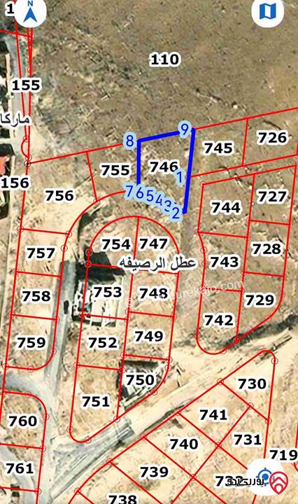 ارض استثمارية مساحة 506م للبيع في عمان - ماركا