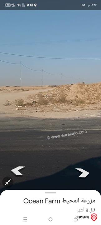  قطعة أرض سكنية مساحة 800م للبيع في عمان - الجيزة طريق المطار حوض الموارس