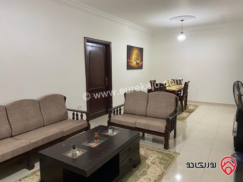 شقة مفروشة فاخرة مساحة 128م للايجار بسعر مميز في عمان - تلاع العلي شارع الجامعة 