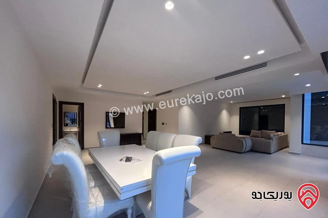 شقة فاخرة أرضية مساحة 205م مفروشة للايجار في عمان - عبدون 