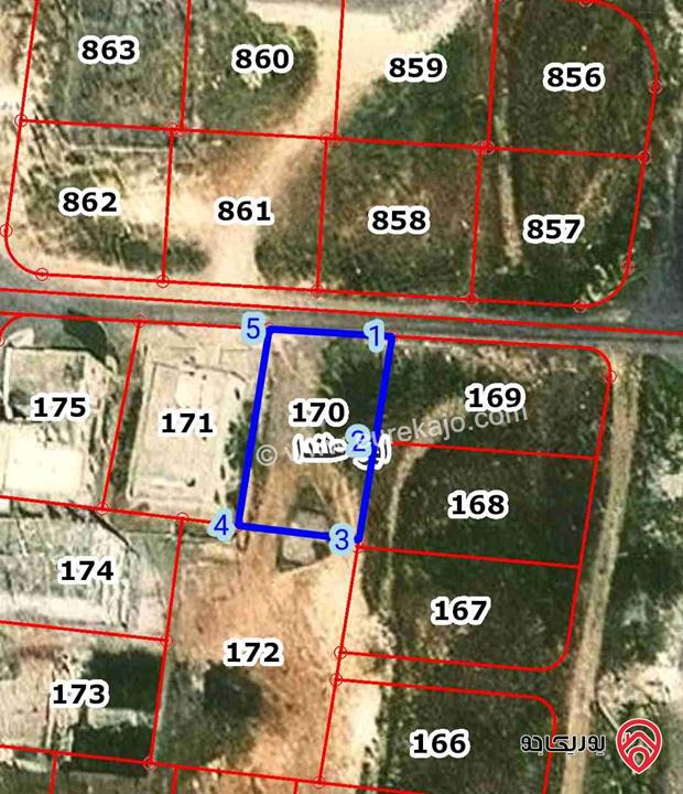 قطعة ارض مميزة مساحة 525م للبيع في عمان - ابو علندا اسكان الكهرباء