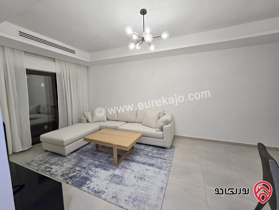 شقة مفروشة جديدة طابق ثاني مساحة 90م للايجار في عمان - أم أذينة