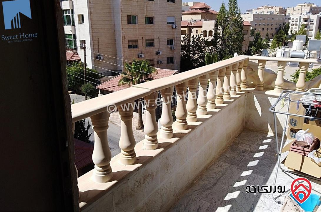 شقة مميزة طابق ثالث مساحة 165م للبيع في عمان - خلدا تشطيب سوبر ديلوكس بسعر مغري