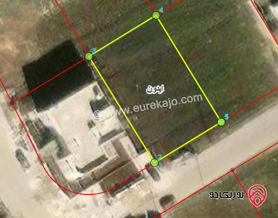 ارض 646م للبيع في اربد - من اراضي ايدون ضمن حوض عوسية الشرقية 