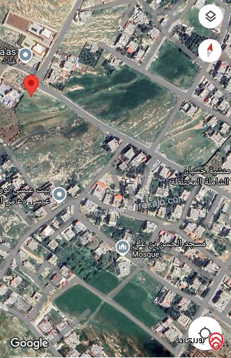 قطعة ارض مساحة 2 دونم للبيع في عمان - منشية حسبان