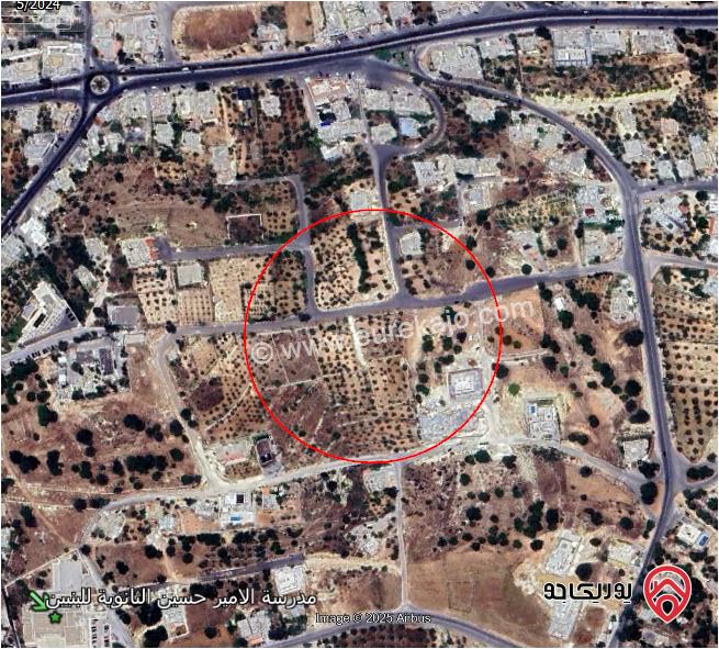 ارض مساحة 729م للبيع في عمان - منطقة بدر الجديدة حوض الميسر