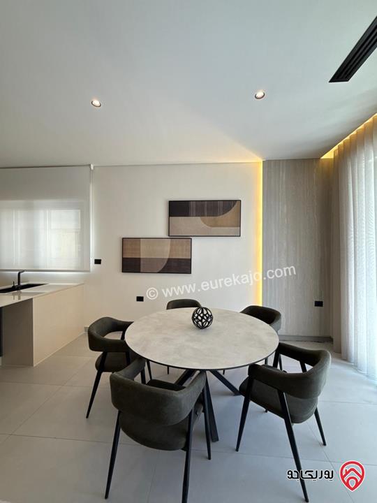Fully furnished luxury ground floor apartment 100 Sqm for rent in Amman – North Abdoun