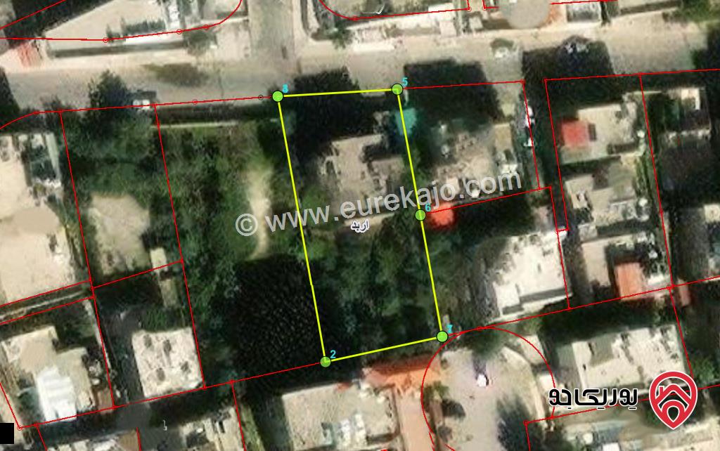 قطعة ارض مساحة 991م للبيع في اربد - شمال شارع الهاشمي 