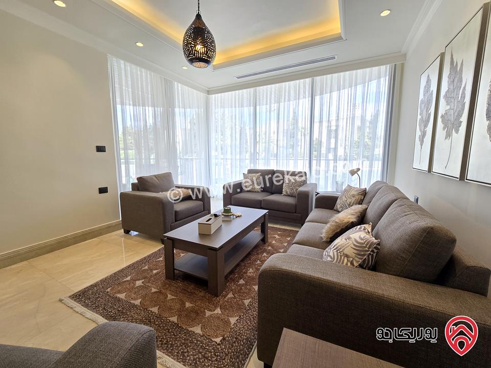 شقة مفروشة طابق أول مساحة 250م للإيجار في عمان - جبل عمان