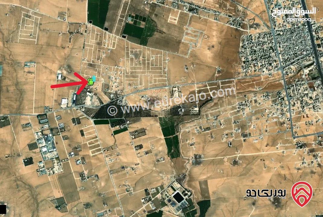 قطعة ارض مساحة 642م للبيع من أراضي جنوب عمان زويزا منطقة مزارع وشاليهات من ضمن اسكان الواحة الخضراء