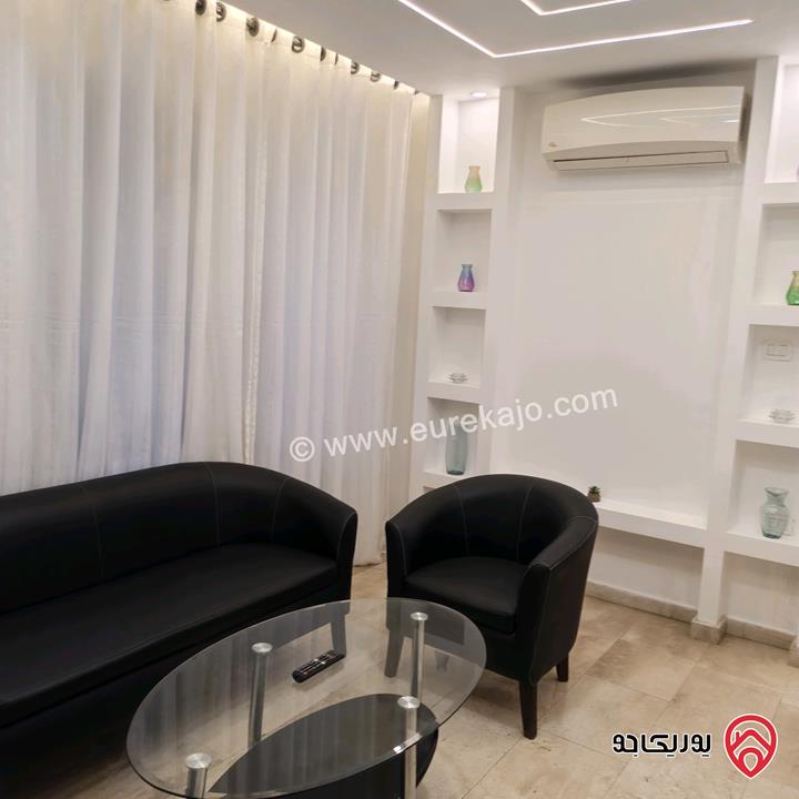 شقة مفروشة مساحة 100م للايجار جديدة مميزة في عمان - السابع شارع عبدالله غوشه 