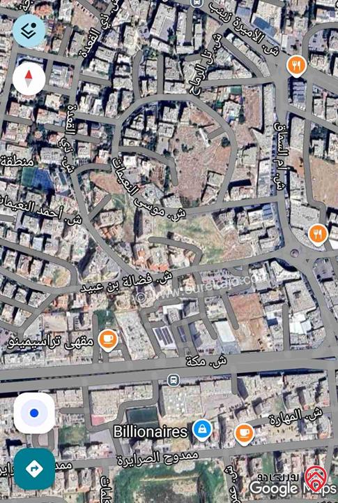 ارض مميزة مساحة 525م للبيع في عمان - ام السماق الشمالي 