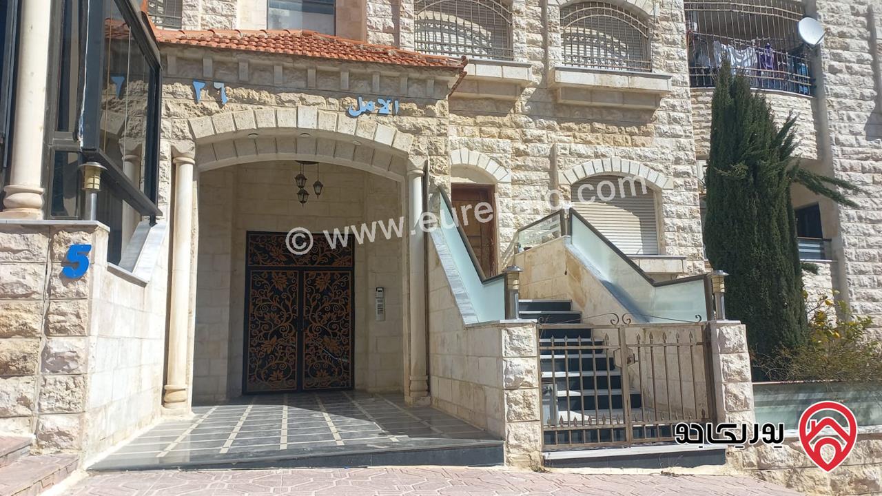 شقة مساحة 196م ارضية مع ترس للبيع في عمان - خلدا موقع مميز 