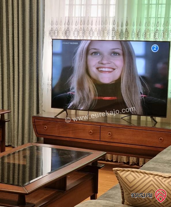 شقة أرضية مساحة 200م للايجار مفروشة في عمان - عبدون