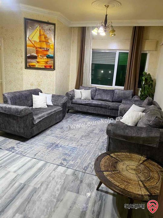 شقة مفروشة مساحة 100م للايجار في عمان - الجبيهة 