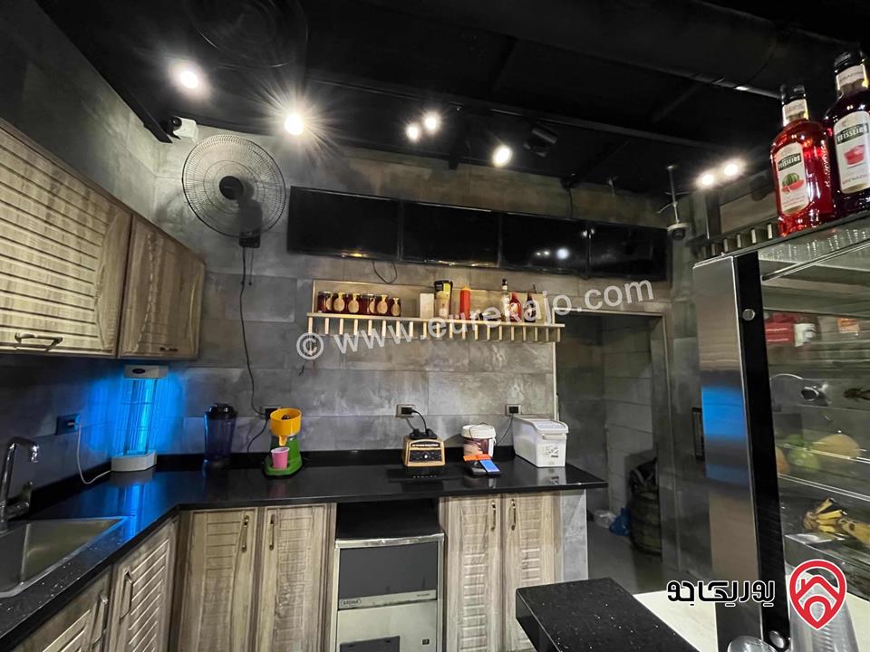 قهوة حديثة جاهزة مساحة 70م للبيع في عمان - الرابية