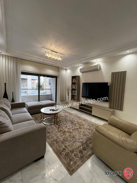 شقة مفروشة طابق أول مساحة 211م للايجار في عمان - ام اذينة