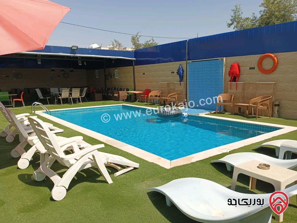 شاليه مساحة الأرض 560م وبناء 100م للبيع في الغور - جوفة الكفرين منطقة الشاليهات