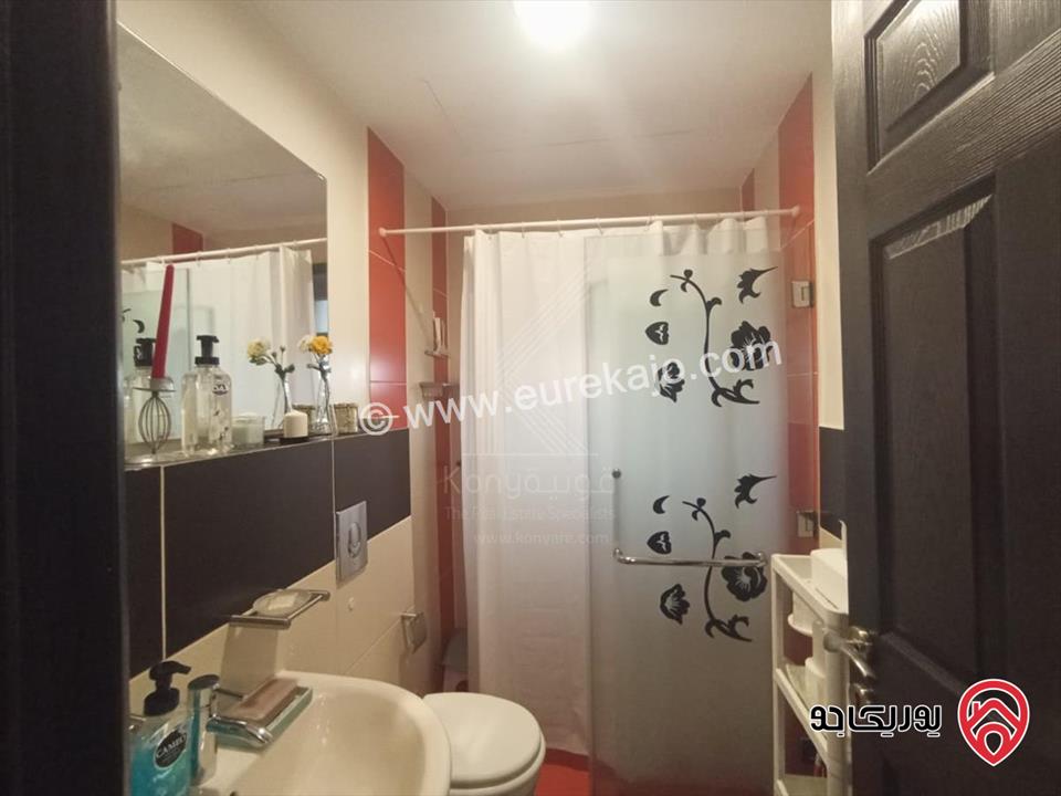 شقة فاخرة مفروشة طابق ارضي معلق مساحة 78م للايجار في عمان - دير غبار