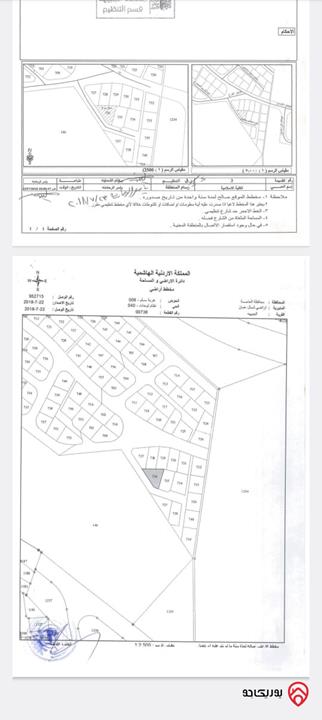 قطعة أرض مساحة 787م للبيع في عمان - الجبيهة خربه مسلم مميزة لأصحاب الإسكانات 