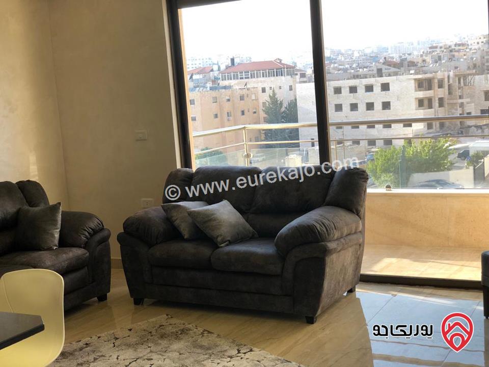 شقق مفروشة فاخرة للايجار في عمان - ام السماق مساحات 100م & 135م تشطيبات و ديكورات سوبر ديلوكس بموقع مميز جداً