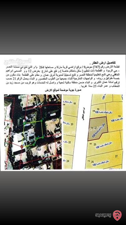 عمارة مكونة من 4 طوابق للبيع في عمان - ماركا الجنوبية، نادي السباق، حي ربوة