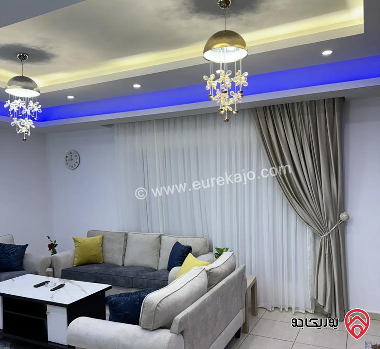 شقة مفروشة أرضية مساحة 90م للايجار في عمان - الصويفية