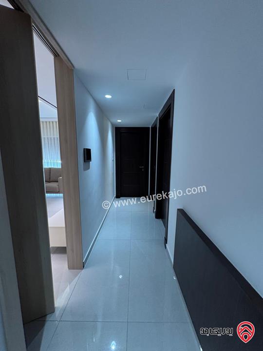 شقة طابق ثالث دوبلكس مساحة 140م للايجار مفروشة في عمان - عبدون شارع السفارة الاميركية