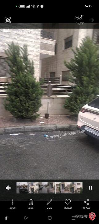 شقة طابق ارضي خلفي مساحة 147م داخلي و 150م خارجي للبيع في عمان - الياسمين شارع الحرية