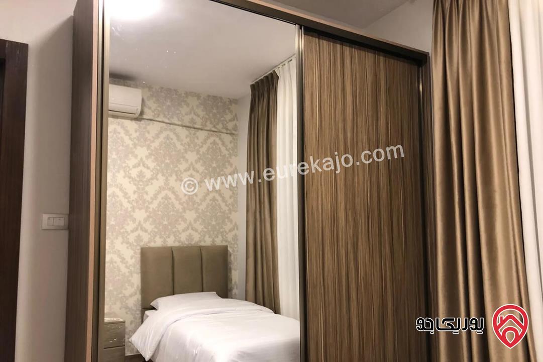 شقة فاخرة مفروشة طابق أول مساحة 105م للايجار في عمان - عبدون