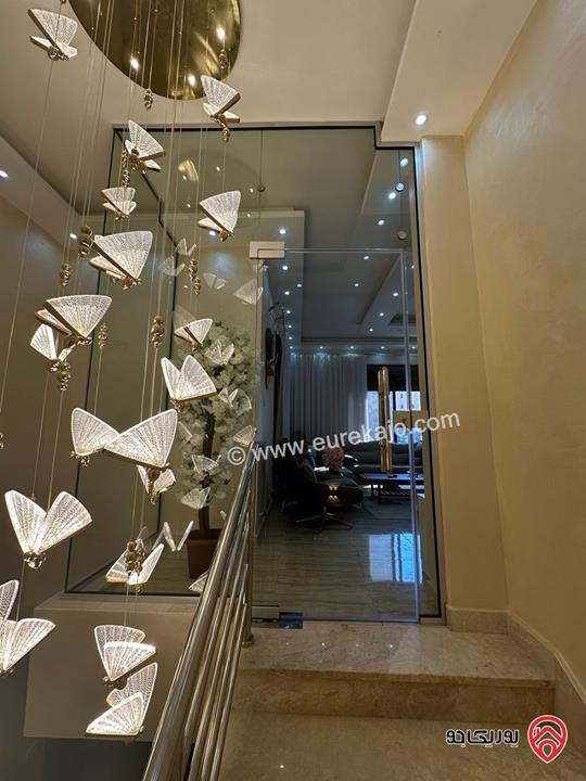 شقة دوبلكس فاخرة مع روف مساحة 385م للبيع من المالك مباشرة في عمان - طريق المطار – ضاحية الأمير 