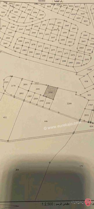 ارض مساحة 1200م للبيع في عمان - ضاحية الاستقلال على شارع الاستقلال 