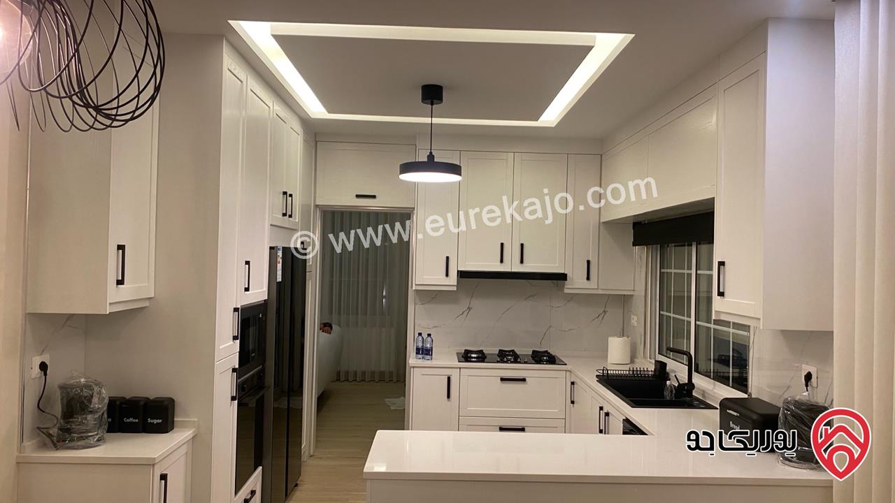 Furnished apartment for rent, 150 square meters, in Amman - Daheyat Al Ameer Rashed Near the Royal Automobile Club